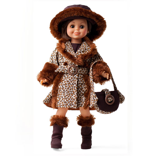 Liz Leopard Coat and Hat Set